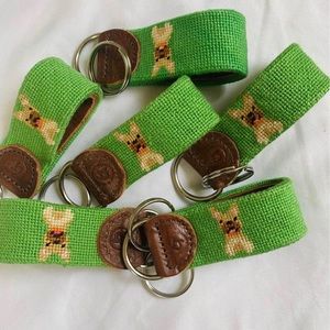 Frenchi leather keychain